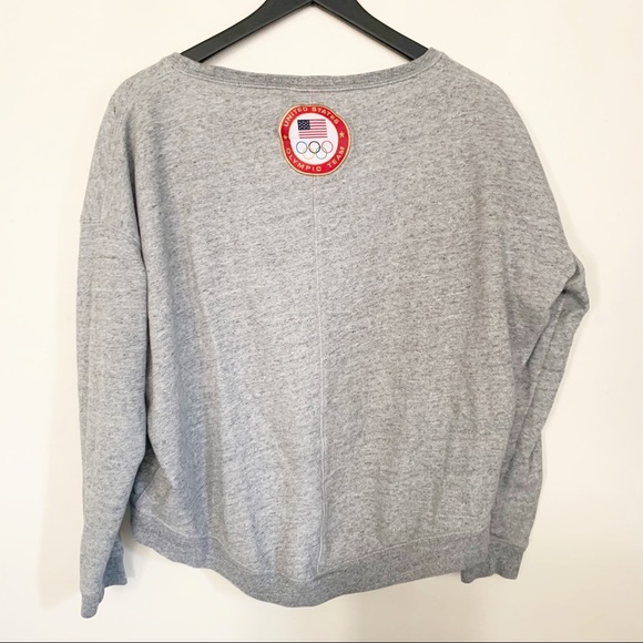 Nike Olympic Team USA Cropped Sweatshirt Medium - Picture 2 of 9